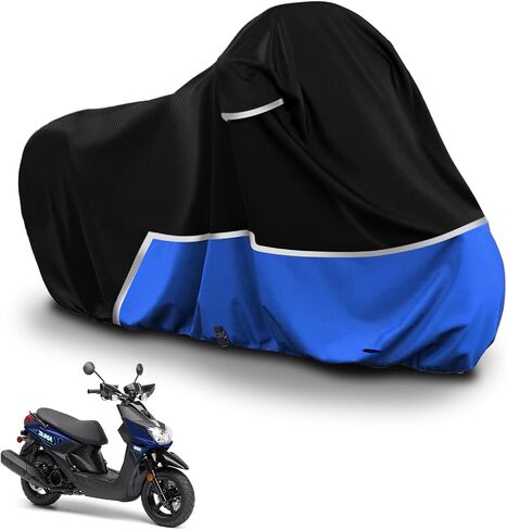Waterproof Motorcycle Cover Compatible with Yamaha R1 R2 R3 R6 R7 Supersport, 420D Oxford Cloth Motorcycle Cover for Snow Rain Dust Protection in Kuwait