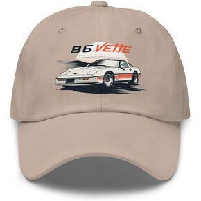 1986 Corvette Dad Hat - Retro C4 Vette Classic Car Baseball Cap in Kuwait