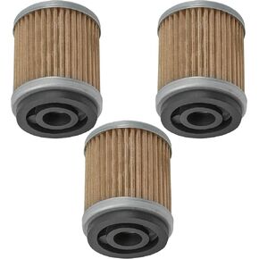 Caltric 3 Pack Oil Filter Compatible with Yamaha Bear Tracker 250 Yfm250 Yfm-250 1991-2004 in Kuwait