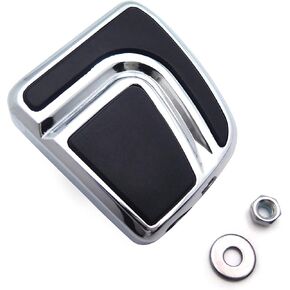 XKMT-Chrome Small Airflow Groove Brake Pedal Pad Compatible With H-D Bad Boy FXSTSB Springer Softail FXSTS Custom Vehicle Operations FXDWG3 FXDWG3 Springer Softail FXSTS [B01G80OR3G] in Saudi Arabia