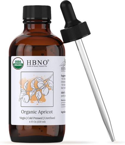HBNO Organic Marula Oil - Huge 4 oz (120ml) Value Size - USDA Certified Organic Marula Seed Oil, Cold Pressed for Face, Body, Lips, Shampoo & Conditioner in Saudi Arabia