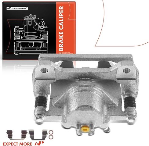 A -Premium Disc -Disc Brake Assembly مع قوس متوافق مع نماذج هوندا و Acura المختارة - Civic 2006-2011 - جانب السائق الأمامي ؛ RSX 2002-2006 ، S2000 2000-2009-جانب الراكب الأيمن الأمامي in Saudi Arabia