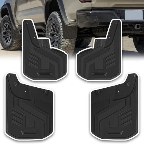 Mud Flaps Compatible with 2023 2024 GMC Canyon with Fender Flares Mud Guard for Trucks 4pcs Splash Guards in Saudi Arabia