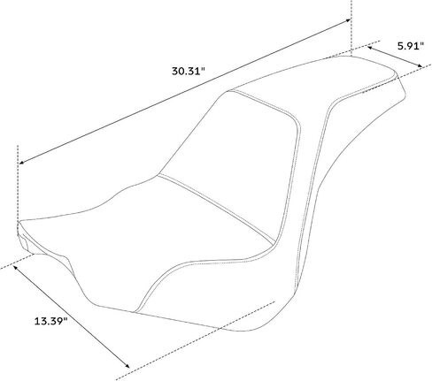 TCMT One Piece Driver Driver Pastenger PATTING HARLEY SOFTAIL Street BOB FXBB FXBBS 2018-2023 Softail Standard FXST 2020-2023 in Saudi Arabia
