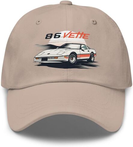 1986 Corvette Dad Hat – Retro C4 Vette Classic Car Baseball Cap in Saudi Arabia