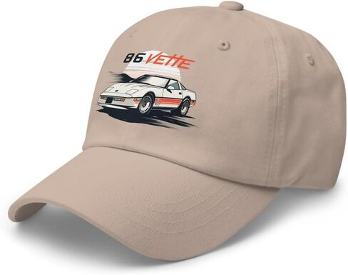 1986 Corvette Dad Hat – Retro C4 Vette Classic Car Baseball Cap in Saudi Arabia