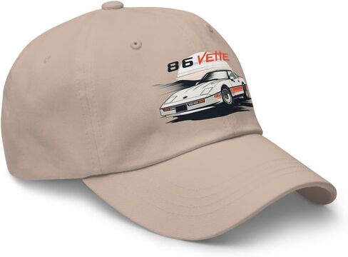 1986 Corvette Dad Hat – Retro C4 Vette Classic Car Baseball Cap in Saudi Arabia