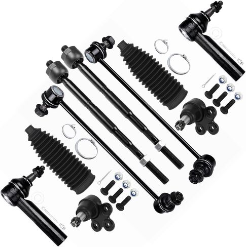 SCITOO 10PCS التعليق الأمامي مجموعة ROD INNER INNER END W/التوجيه FIT 2010-2017 لـ CHEVY EQUINOX لـ GMC Terrain Lower BALL SWAND BAR in Saudi Arabia