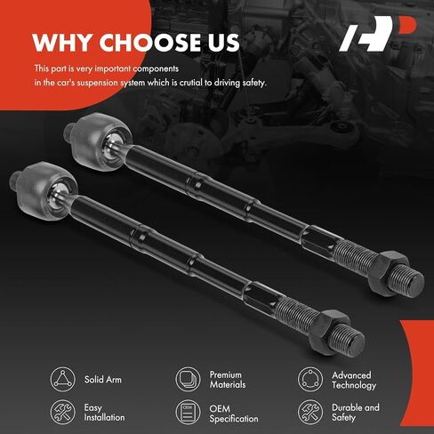A-Premium 2 x Front Inner Tie Rod Ends, Compatible with Kia Soul 2020-2023, Seltos 2021-2023 in Saudi Arabia