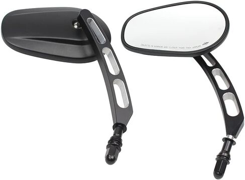 1 Pair Door Hinge Mirrors of Adventure Off-Road Qucik Release for Jeep Wrangler JK JKU TJ LJ CJ YJ (Black with 3 hole) in Saudi Arabia