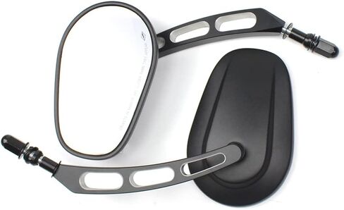 1 Pair Door Hinge Mirrors of Adventure Off-Road Qucik Release for Jeep Wrangler JK JKU TJ LJ CJ YJ (Black with 3 hole) in Saudi Arabia