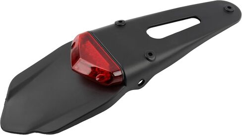 Motorcycle Rear Fender Brake Tail Light,Dirt Bike 12V LED Stop Signal Brake Lamp for Suzuki Husqvarna TE250 TE300 RMZ250 RMZ450 DRZ40-Black Red in Saudi Arabia