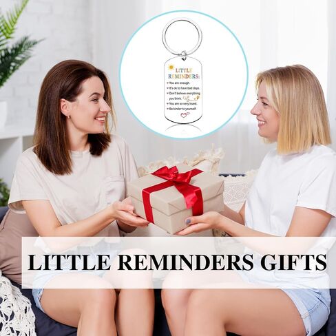 Little Reminders Gifts Keychain, Inspiration Mental Health Self Care You are Enough Gift Keyring for Women Men in Saudi Arabia
