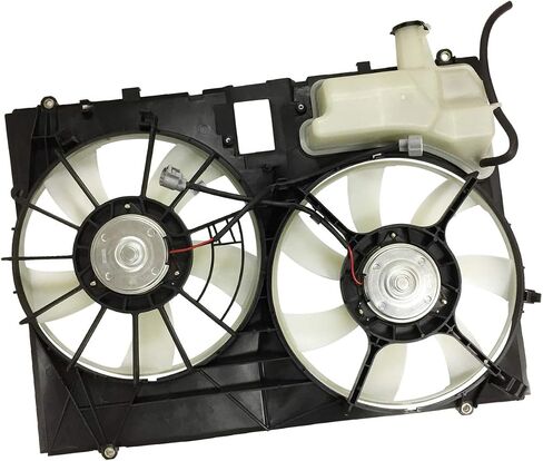 PartsFlow Radiator and Condenser Cooling Fan Assembly for 2006 Toyota Sienna 621-066 in Saudi Arabia