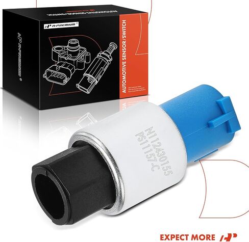 مفتاح دورة القابض A-premium A/C [2 دبابيس] متوافق مع Ford E-150 2003-2014 ، E-250 2003-2014 ، E-350 Econoline Club Wagon ، E-450 E-550 Econoline Super Duty in Saudi Arabia