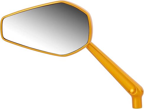 Arlen Ness 13-151 compatible with Mini Stocker Mirror - Left - Gold Anodized in Saudi Arabia