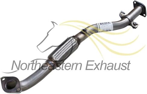 العادم الشمالي الشرقي | أنبوب أمامي من الفولاذ المقاوم للصدأ متوافق مع Hyundai Tiburon 2007-2008 2.0L | وشملت حشيات حرة | جزء استبدال السيارات in Saudi Arabia