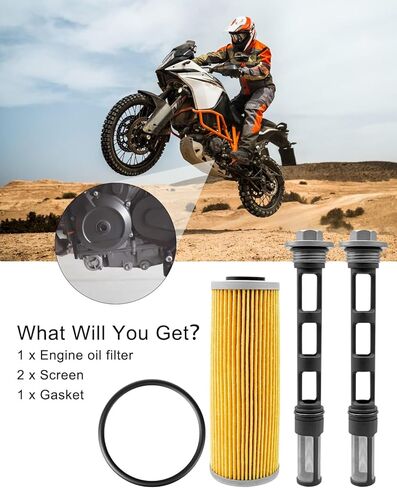 مرشحات زيت المحرك تناسب KTM 1290 1190 1090 790 Adventure R Duke Replace 00050000068 in Kuwait
