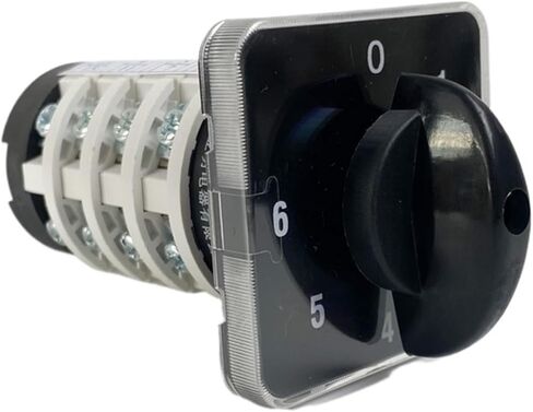 مقبض دوار 6 الموضع 0-6 YMZ12-20/4 التغيير اليدوي CAM SWITCH 20A 690V 4 القسم in Saudi Arabia