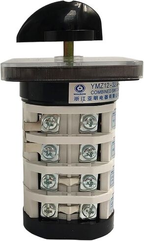 YMZ12-32/4 Changeover Rotary Cam Switch 32A 4 Pole 3 Position in Saudi Arabia
