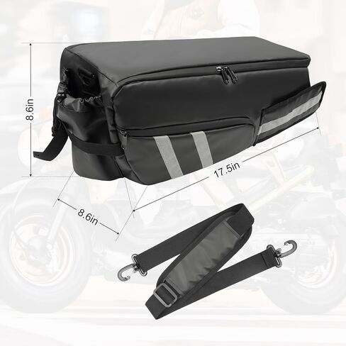 Tour Pack Lid Organizer Tour Luggage Storage Bag Compatible with Road Glide Road King Electra Glide Street Glide Touring Travel-Paks 2014-2025 Pak Lid Organizer Bag Saddlebags in Kuwait