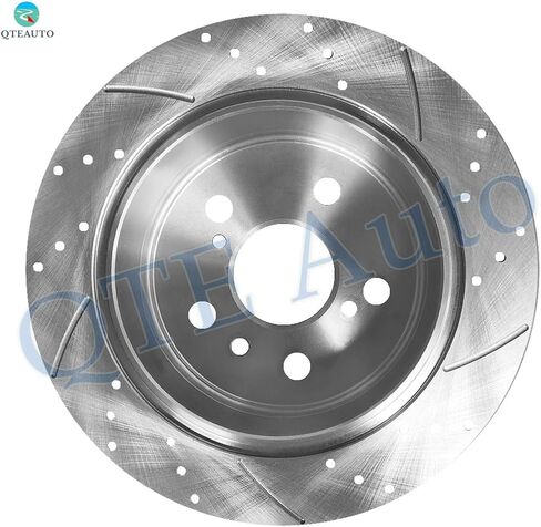 PM Auto Rear 269mm Drilled Slotted Brake Disc Rotors For 2002 2003 Lexus ES300 in Saudi Arabia