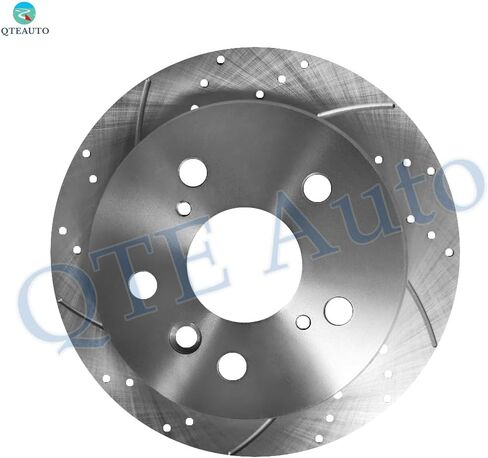 PM Auto Rear 269mm Drilled Slotted Brake Disc Rotors For 2002 2003 Lexus ES300 in Saudi Arabia
