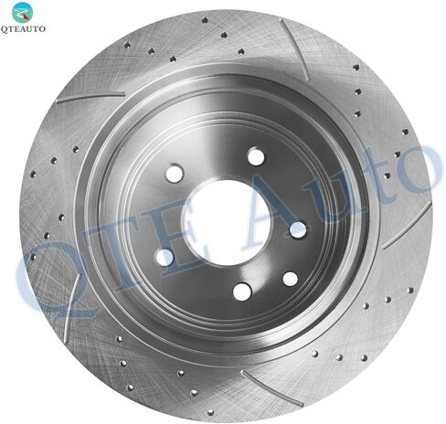 PM Auto Rear Drilled Slotted Brake Disc Rotors For 2011-2017 Nissan Juke in Saudi Arabia