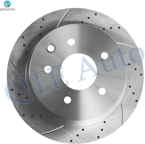PM Auto Rear Drilled Slotted Brake Disc Rotors For 2011-2017 Nissan Juke in Saudi Arabia