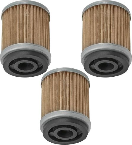 Caltric 3 Pack Oil Filter Compatible with Yamaha Bear Tracker 250 Yfm250 Yfm-250 1991-2004 in Saudi Arabia