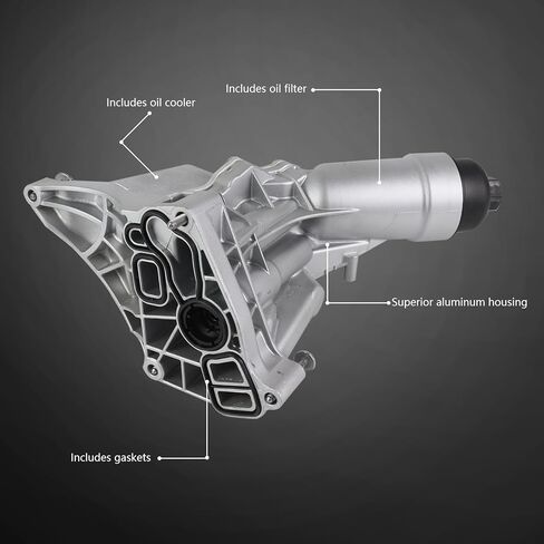 Munik 11428596283 مجموعة مرشحات مرشح تبريد النفط متوافق مع 2016-2022 BMW 230i 330e 330i 330i GT Xdrive 430i 530e 530i 740e xdrive x3 x4 استبدال # 11428507685 11428575211 11428576429 in Saudi Arabia