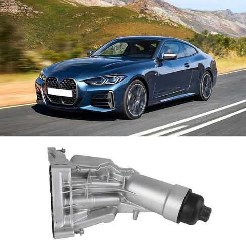 Munik 11428596283 مجموعة مرشحات مرشح تبريد النفط متوافق مع 2016-2022 BMW 230i 330e 330i 330i GT Xdrive 430i 530e 530i 740e xdrive x3 x4 استبدال # 11428507685 11428575211 11428576429 in Saudi Arabia