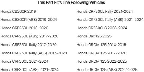 Tusk Brake Pad - Sintered Metal Compatible with Honda CRF300L 2021-2024/CRF250L 2013-2020 in Saudi Arabia