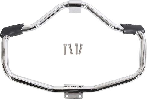 ECOTRIC 1 1/4" Mustache Engine Guard Crash Bar Compatible with Harley 04-23 Sportster XL883 XL1200 10-23 Forty Eight 09-23 Iron 883 XL883N 12-16 Seventy Two Davidson Chrome in Saudi Arabia