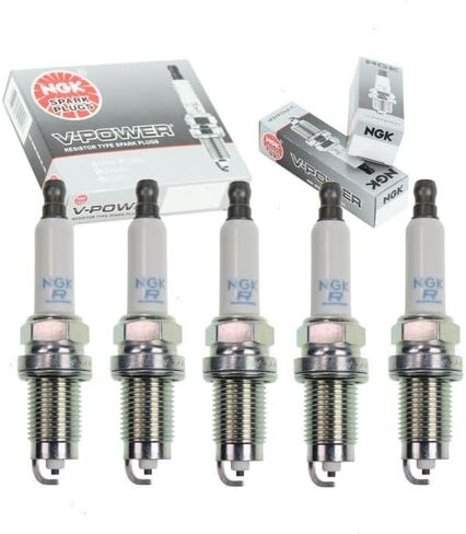 5 PC NGK V-Power Sparks توافق مع فولكس واجن جيتا 2.5L L5 2007-2014 in Saudi Arabia