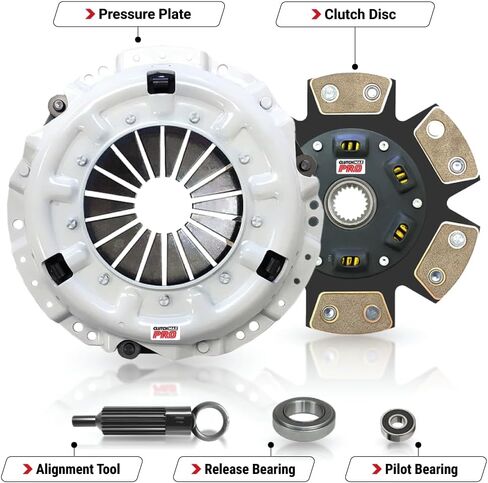 CMP Stage 3 Race Clutch Kit Fits Toyota 1984-1988 4runner Van 1977-1982 Corona 1978-1988 Pickup 2.0l 2.2l 2.4l Ohv Sohc 4cyl 20r 22r 22Re Turbo Diesel 3y-Eu 4y-e in Saudi Arabia