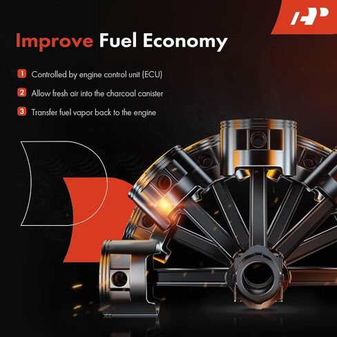 A-Premium Vapor Canister Vent Solenoid Valve with Hose Compatible with Chevrolet Colorado & GMC Canyon 2004-2012 & Hummer H3 2006-2010, H3T 2009-2010, Replace# 20907779, 15136020 in Kuwait