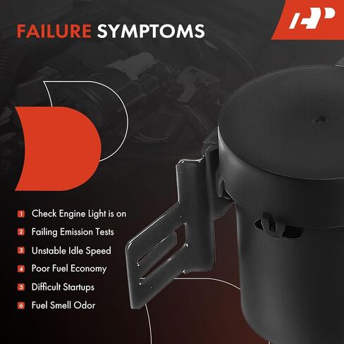 A-Premium Vapor Canister Vent Solenoid Valve with Hose Compatible with Chevrolet Colorado & GMC Canyon 2004-2012 & Hummer H3 2006-2010, H3T 2009-2010, Replace# 20907779, 15136020 in Kuwait