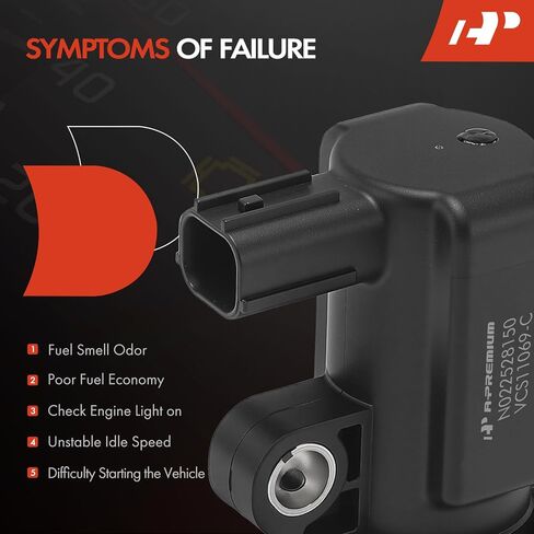 A-Premium Vapor Canister Purge Solenoid Valve متوافق مع Nissan Frontier 2005-2021 ، Pathfinder 2005-2012 ، Titan 2010-2015 ، Armada Xterra 2005-2015 ، NV1500 NV2500 NV3500 2012-2021 & Infiniti QX56 in Saudi Arabia