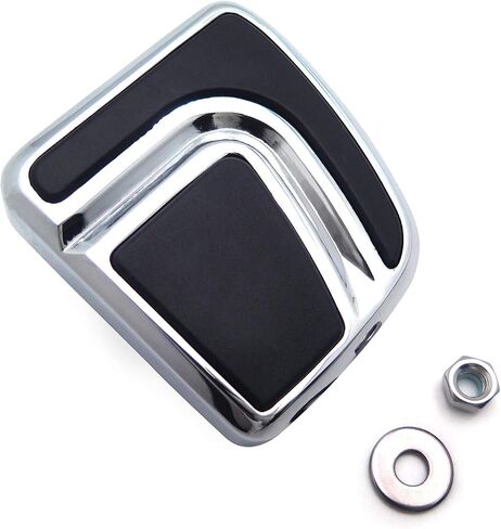 XKMT-Chrome Small Airflow Groove Brake Pedal Pad Compatible With H-D Bad Boy FXSTSB Springer Softail FXSTS Custom Vehicle Operations FXDWG3 FXDWG3 Springer Softail FXSTS [B01G80OR3G] in Saudi Arabia