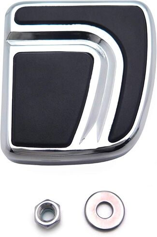 XKMT-Chrome Small Airflow Groove Brake Pedal Pad Compatible With H-D Bad Boy FXSTSB Springer Softail FXSTS Custom Vehicle Operations FXDWG3 FXDWG3 Springer Softail FXSTS [B01G80OR3G] in Saudi Arabia
