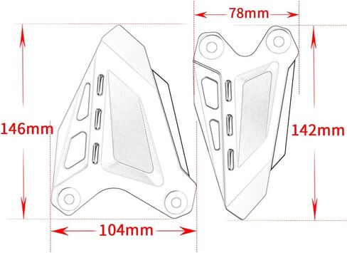 Motorcycle Footrest Pedal Protector Foot Peg Heel Guard For Ka.wasaki Ninja 500 Z500 2024 | Ninja 400 Z400 2018 2019 2020 2021 2022 2023 2024 Accessories (ninja500-black/green) in Saudi Arabia