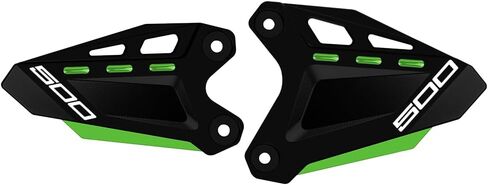 Motorcycle Footrest Pedal Protector Foot Peg Heel Guard For Ka.wasaki Ninja 500 Z500 2024 | Ninja 400 Z400 2018 2019 2020 2021 2022 2023 2024 Accessories (ninja500-black/green) in Kuwait