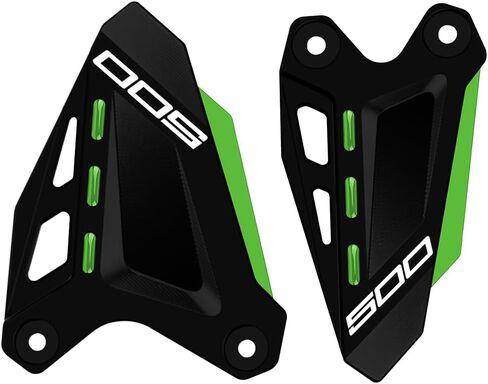 Motorcycle Footrest Pedal Protector Foot Peg Heel Guard For Ka.wasaki Ninja 500 Z500 2024 | Ninja 400 Z400 2018 2019 2020 2021 2022 2023 2024 Accessories (ninja500-black/green) in Kuwait