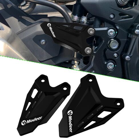 Motorcycle Footrest Pedal Protector Foot Peg Heel Guard For Ka.wasaki Ninja 500 Z500 2024 | Ninja 400 Z400 2018 2019 2020 2021 2022 2023 2024 Accessories (ninja500-black/green) in Saudi Arabia