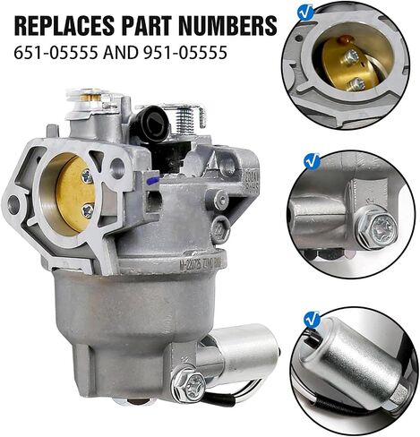 Carburetor Replacement For Huayi 7T84A, 651-05555 Carb Replacement For Cub Cadet 7T84MU 7T84MUA 382cc Engine cc800 33" Walk 2017-2019 Behind Mover in Saudi Arabia
