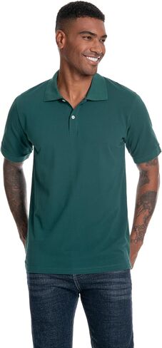 Nutria Mens Polo Shirt Short Sleeve 100% Cotton Pique Moisture Wicking Classic Collared T-Shirt Golf Tennis Casual Relax U09 in Kuwait