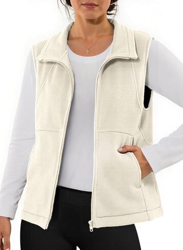 Dokotoo للسيدات الكامل Zip Polar Fleece Stest دافئ شتاء أكمام كارديجان طوق طوق شيربا معطف معطف مع جيب in Saudi Arabia