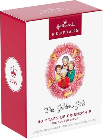 زينة عيد الميلاد الصغيرة من Hallmark Keepsake، The Golden Girls، مجموعة مكونة من 4 قطع، هدايا البرامج التلفزيونية in Kuwait
