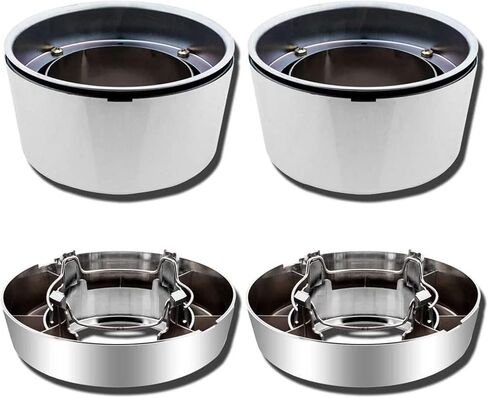 توم-8LUG 16 بوصة CHROME CENTER CENTER CAPS NUT COVES لعام 1995-2008 FORD E-150 E-250 F-250 F-350 F5TA-1A096-TB in Saudi Arabia